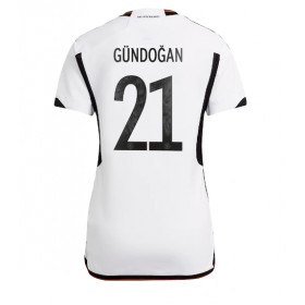 Tyskland Ilkay Gundogan #21 Hemmakläder Dam VM 2022 Kortärmad